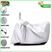 HEDWING:- Present Bike Cover Comfortable for Honda Activa 5G Water Resistant Dustproof/ UV-Ray/ Indoor/Outdoor and Parking with All Varients Full Body Protection(Silver)-thumb2