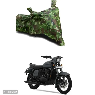 Full Body Protection Bike/Scooty Bike Body Cover Compatible For Jawa Single Channel BS6 with All Varients Full Body Protection- Jungle Green