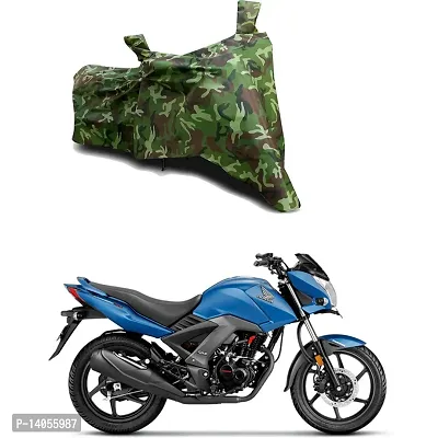 Full Body Protection Bike/Scooty Bike Body Cover Compatible For Honda Unicorn with All Varients Full Body Protection- Jungle Green