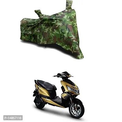Full Body Protection Bike/Scooty Bike Body Cover Compatible For Okinawa iPraise+ STD with All Varients Full Body Protection- Jungle Green