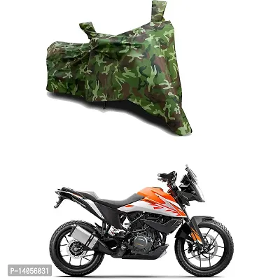 Full Body Protection Bike/Scooty Bike Body Cover Compatible For KTM 250 Adventure with All Varients Full Body Protection- Jungle Green