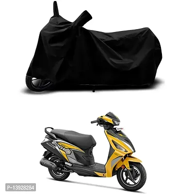 HEDWING-Best Quality Bike Body Cover Compatible For Hero Maestro Edge 125 Water Resistant Dustproof/Indoor/Outdoor and Parking with All Varients Full Body Protection(colour-Black)
