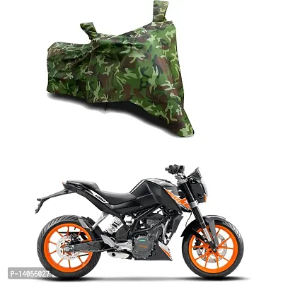 Full Body Protection Bike/Scooty Bike Body Cover Compatible For KTM 200 Duke with All Varients Full Body Protection- Jungle Green