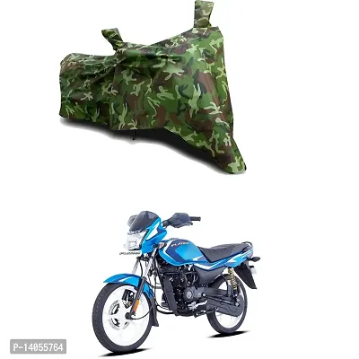 Full Body Protection Bike/Scooty Bike Body Cover Compatible For Bajaj Platina 110 ES Drum with All Varients Full Body Protection- Jungle Green-thumb0