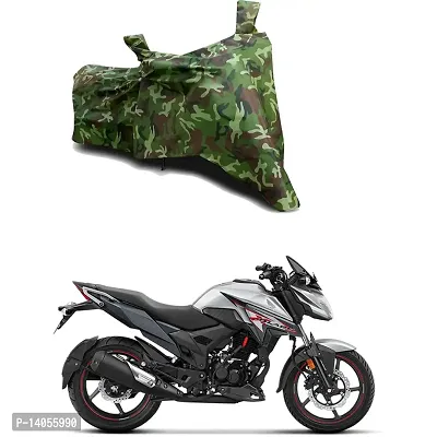 Full Body Protection Bike/Scooty Bike Body Cover Compatible For Honda X-Blade with All Varients Full Body Protection- Jungle Green