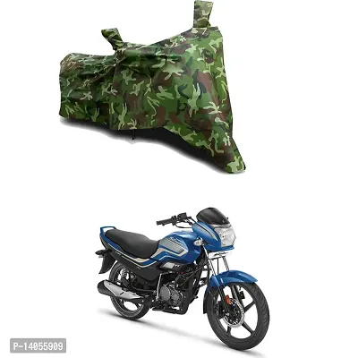 Full Body Protection Bike/Scooty Bike Body Cover Compatible For Hero Super Splendor with All Varients Full Body Protection- Jungle Green