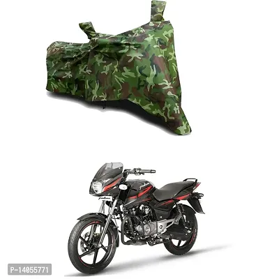 Full Body Protection Bike/Scooty Bike Body Cover Compatible For Bajaj Pulsar 150 with All Varients Full Body Protection- Jungle Green-thumb0