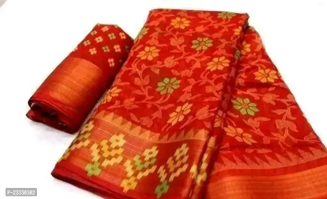 Classic Saree with Blouse piece  for Women-thumb0