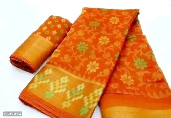 Classic Saree with Blouse piece  for Women