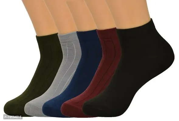 Stylish Ankle Length Socks For Men Pair Of 5