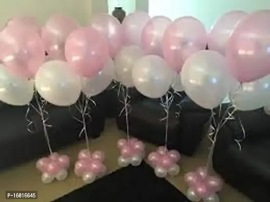 Festiko Latex Balloon Combo Pack of 70 Pcs (Pink and White)-thumb3