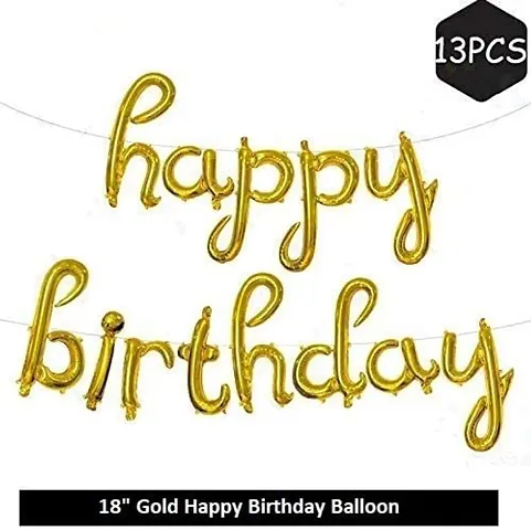 Festiko Happy birthday in 18 script letter Foil balloons/birthday party decoration/Birthday Balloon Hand write/bachelorette birthday decoration (Rose Gold happy birthday foil balloon)