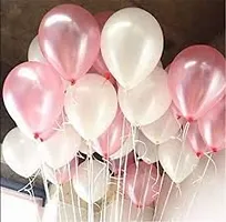 Festiko Latex Balloon Combo Pack of 70 Pcs (Pink and White)-thumb1