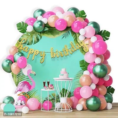 Festiko? Happy Birthday Combo (51 Pcs), Birthday Celebration, Multicolor Party Decoration Supplies (Balloons  Banner)-thumb0