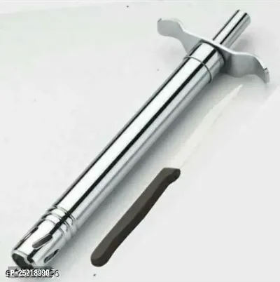 Durable Stainless Steel Gas Lighter With Knife For Kitchen Use Pack Of 2-thumb0