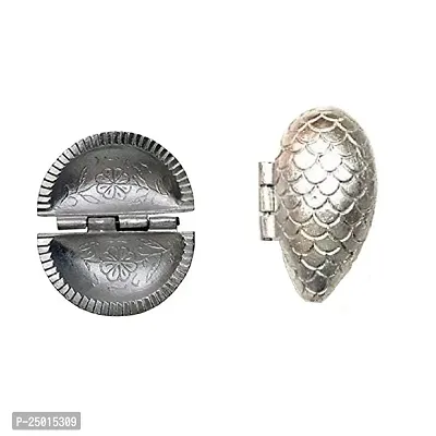 Durable Aluminum Gujiya Mold Sanchaand Aluminum Momos Mold Sancha Maker Silver Pack Of 2