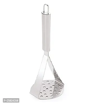 Durable Stainless Steel Kitchen Potato Vegetables Pav Bhaji Big Masher Pack Of 1