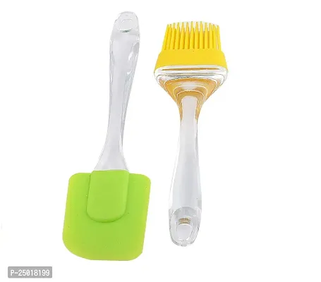 Durable Silicon Brush And Spatula Set Of 2-thumb0