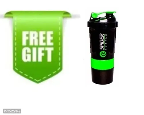 Durable Plastic Protein Shaker Bottle, Sipper Bottle Ideal For Protein And Free Gift Pack Of 1-thumb0