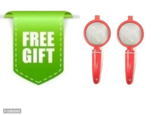 Durable Plastic Tea Strainer And Free Gift Pack Of 2