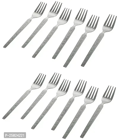 Durable Stainless Steel Dinner Table Fork1 Set Of 2-thumb0