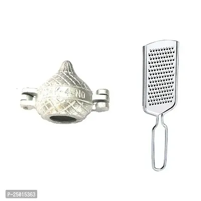 Durable Aluminum Modak Mold Sancha With Stainless Steel Cheese Grater Pack Of 2-thumb0