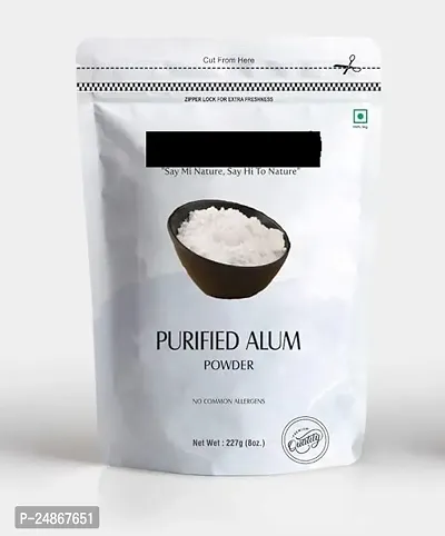 Natural Alum Powder | Non Ferric | Fitkari/Phitkari | White | for Face, Skin, Vaastu, Shaving, Teeth, Plants, Water Purification, Cosmetics | 1 KG