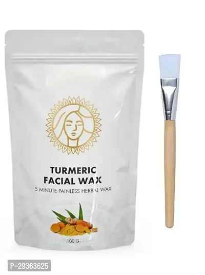Natural Turmeric Facial Wax Powder 100 g-thumb0