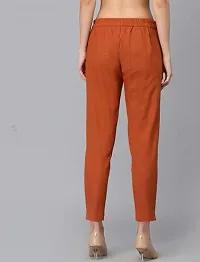 Stylish Cotton Solid Casual Trouser-thumb1