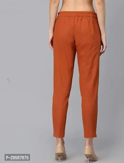 Stylish Cotton Solid Casual Trouser-thumb2