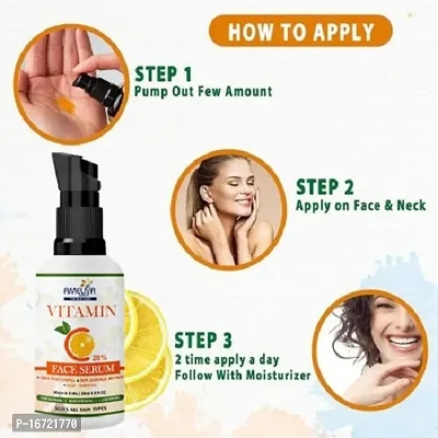 Premium Vitamin C  Free Improved serum- For Lightening, Whitening  Brightening Skin-thumb3