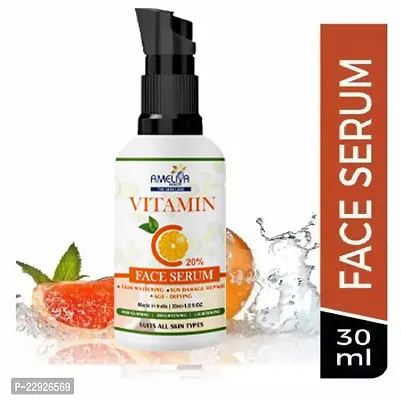 Vitamin C Face Serum for Skin Whitening, Glowing Skin,Dark Spots, Brightening Anti Aging Skin Repair Serum-thumb2