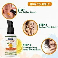 Vitamin C Face Serum for Skin Whitening, Glowing Skin,Dark Spots, Brightening Anti Aging Skin Repair Serum-thumb2