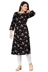 VANGA Fashion Presents Beautiful Crepe Printed Kurti for Women-thumb1