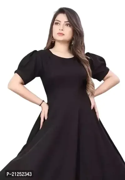 VANGA Fashion Beautiful Crepe Anarkali Gown for Women