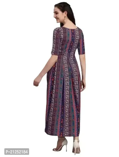 VANGA Fashion Beautiful Crepe Anarkali Gown for Women-thumb2