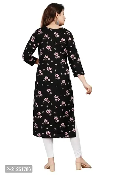 VANGA Fashion Presents Beautiful Crepe Printed Kurti for Women-thumb3