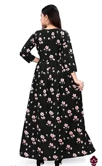 VANGA Fashion Beautiful Crepe Anarkali Gown for Women-thumb1