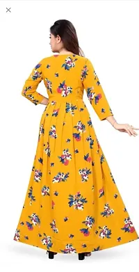 Fancy Crepe Gown For Women-thumb1