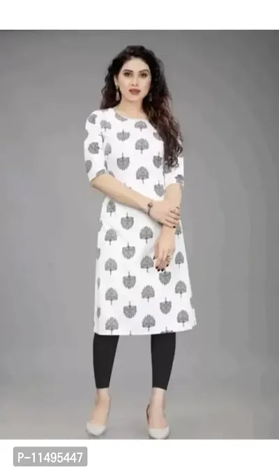 Fancy Crepe Kurti for Women-thumb0