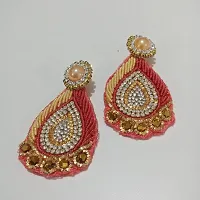 Elegant Fabric Earrings for Women-thumb3