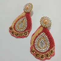 Elegant Fabric Earrings for Women-thumb1