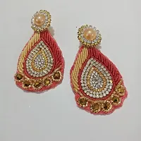 Elegant Fabric Earrings for Women-thumb2