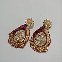 Elegant Fabric Earrings for Women-thumb3