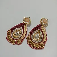 Elegant Fabric Earrings for Women-thumb4