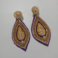 Elegant Fabric Earrings for Women-thumb1
