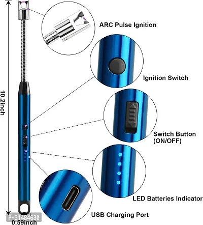 USB Charging Arc Lighter with 360 Degree Flexible Neck-thumb4