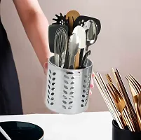 Stainless Steel Multipurpose Cutlery Holder, Heavy Sturdy Drying Rack-thumb4