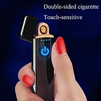 Slim Electronic Touch Sensor Metal Lighter-thumb4