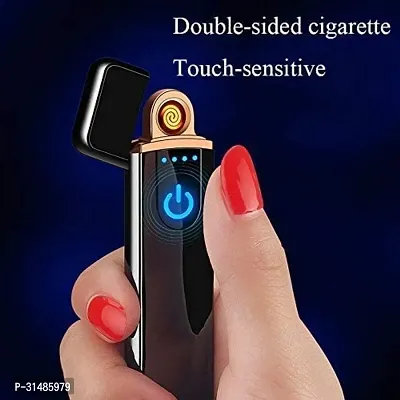 Slim Electronic Touch Sensor Metal Lighter-thumb5